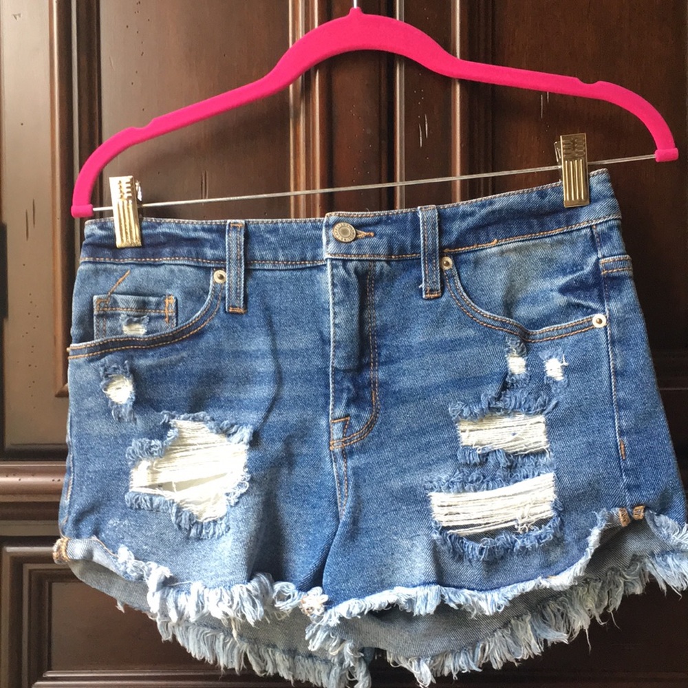 Mossimo Supply Co. high rise 4/27 denim short